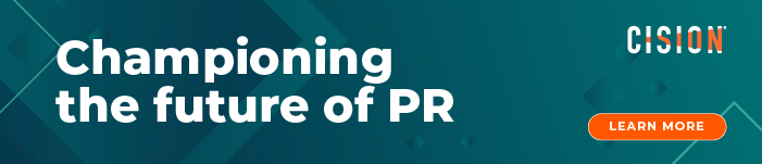 championing the future of PR Cision learn more