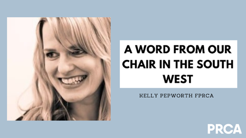 A word from our Chair in the South West - Kelly Pepworth