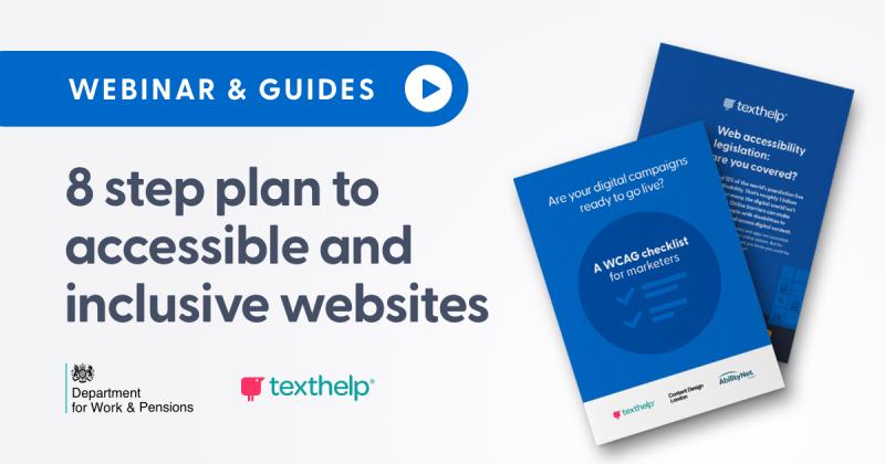 8 step plan to accessible and inclusive websites webinar